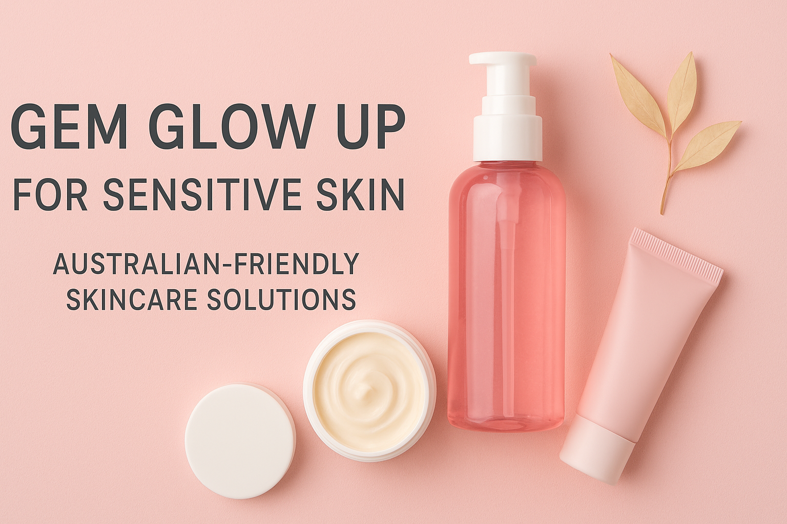 Gem Glow Up Skincare for Sensitive Skin in Australia