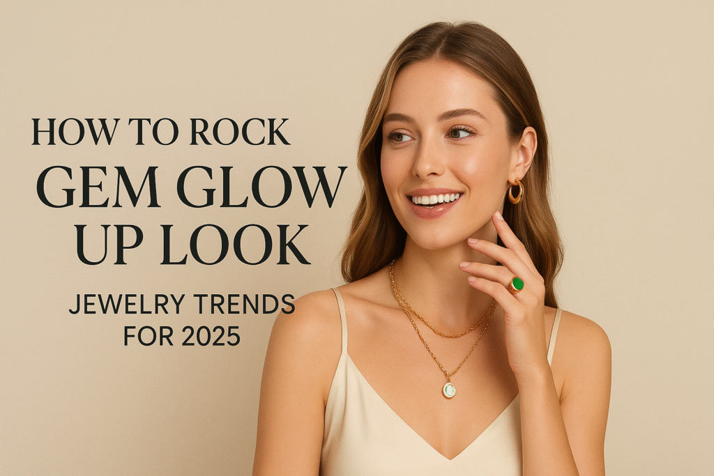Jewelry Trends 2025 | How to Rock the Gem Glow Up Look