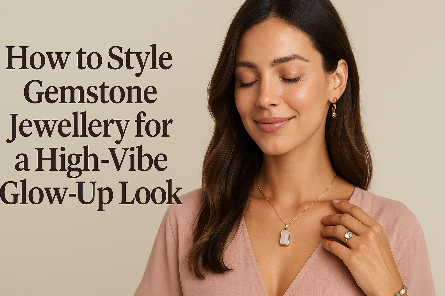 How to Style Gemstone Jewellery for a High-Vibe Look