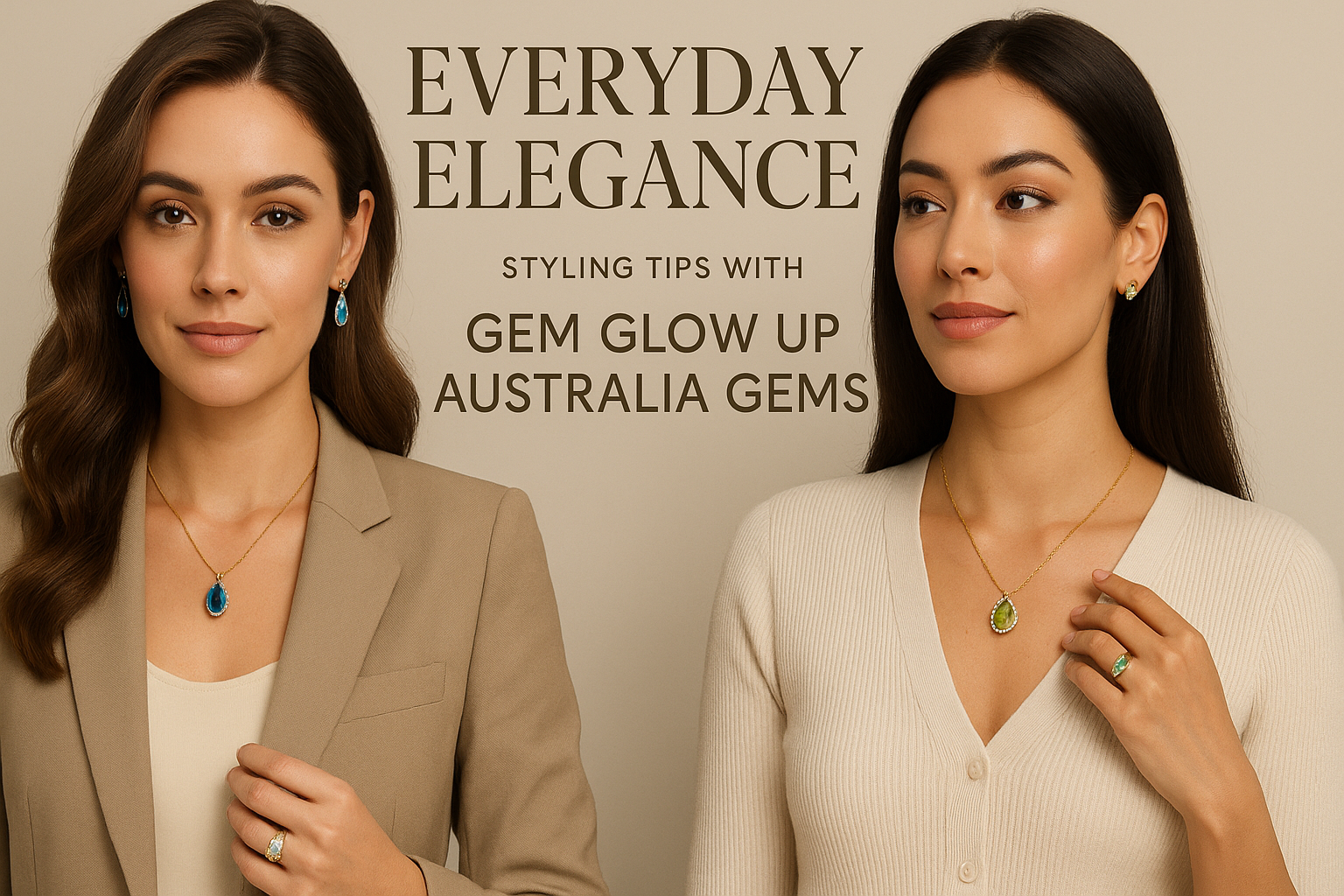 Everyday Elegance with Gem Glow Up Australia Gems