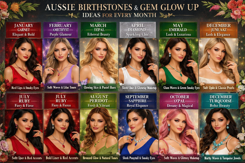 Aussie Birthstones: Gem Glow Up Ideas for Every Month