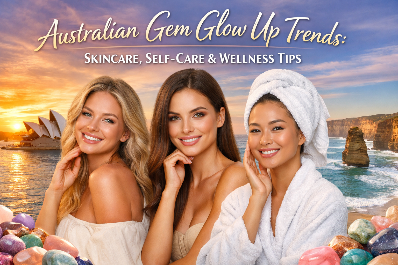 Australian Gem Glow Up Trends: Skincare & Wellness