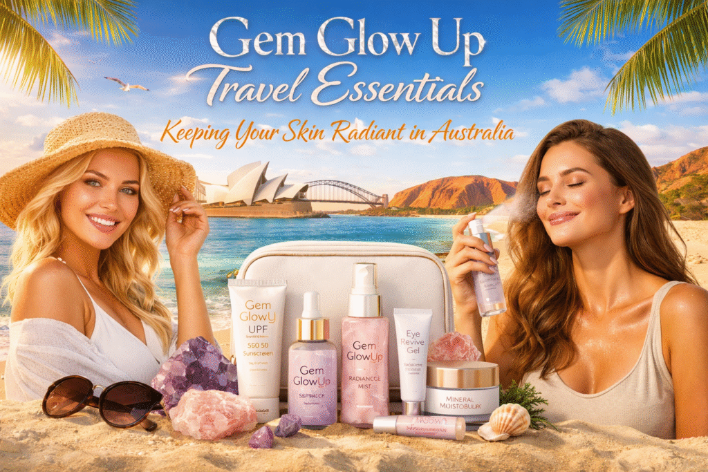 Gem Glow Up Travel Essentials: Radiant Skin in Australia