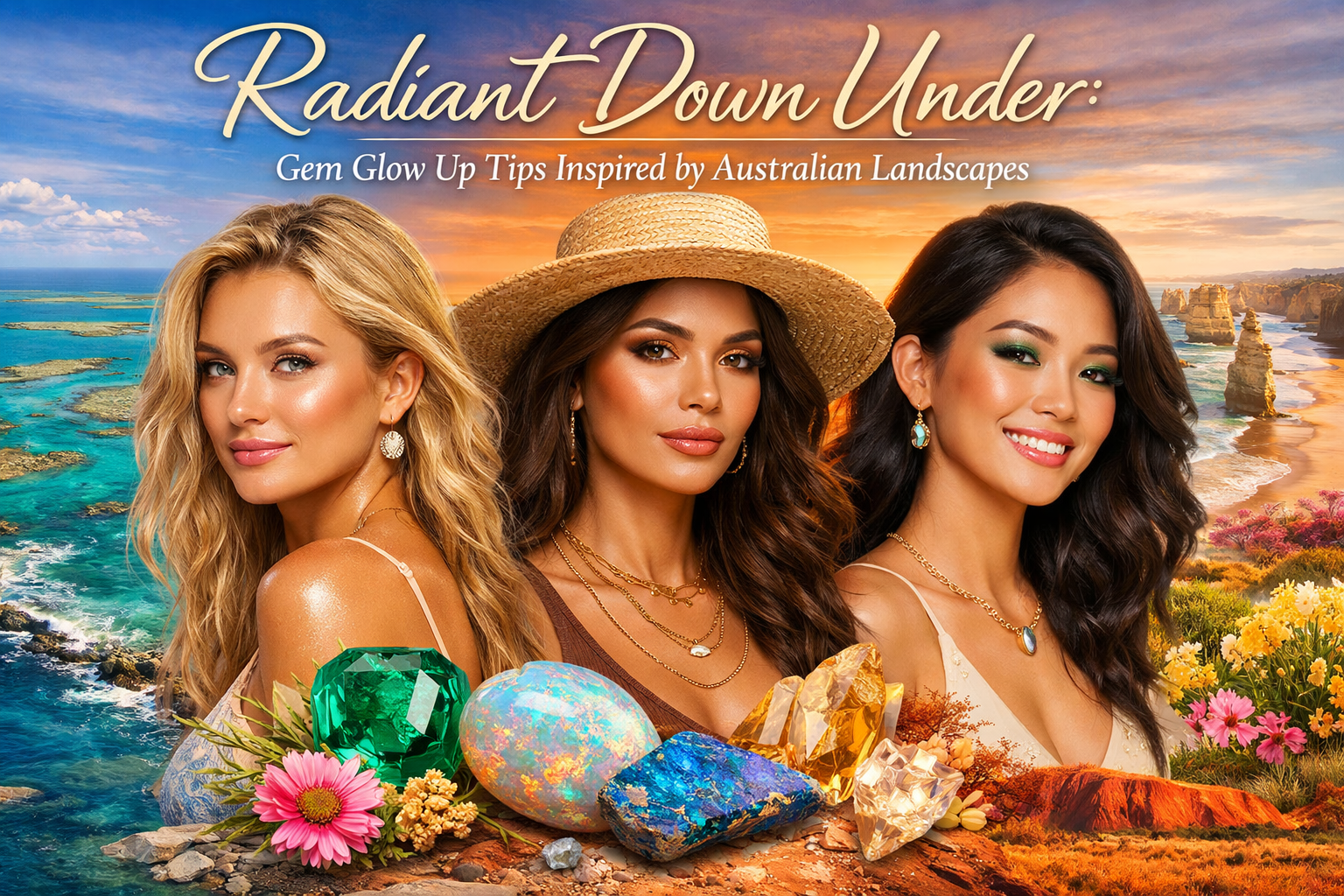 Radiant Down Under: Gem Glow Up in Australia