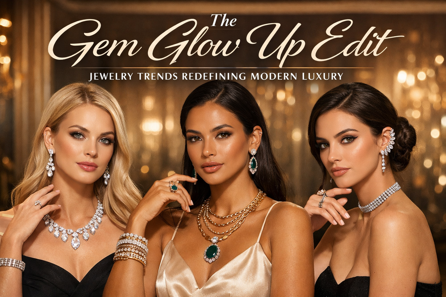 The Gem Glow Up Edit: Modern Luxury Jewelry Trends