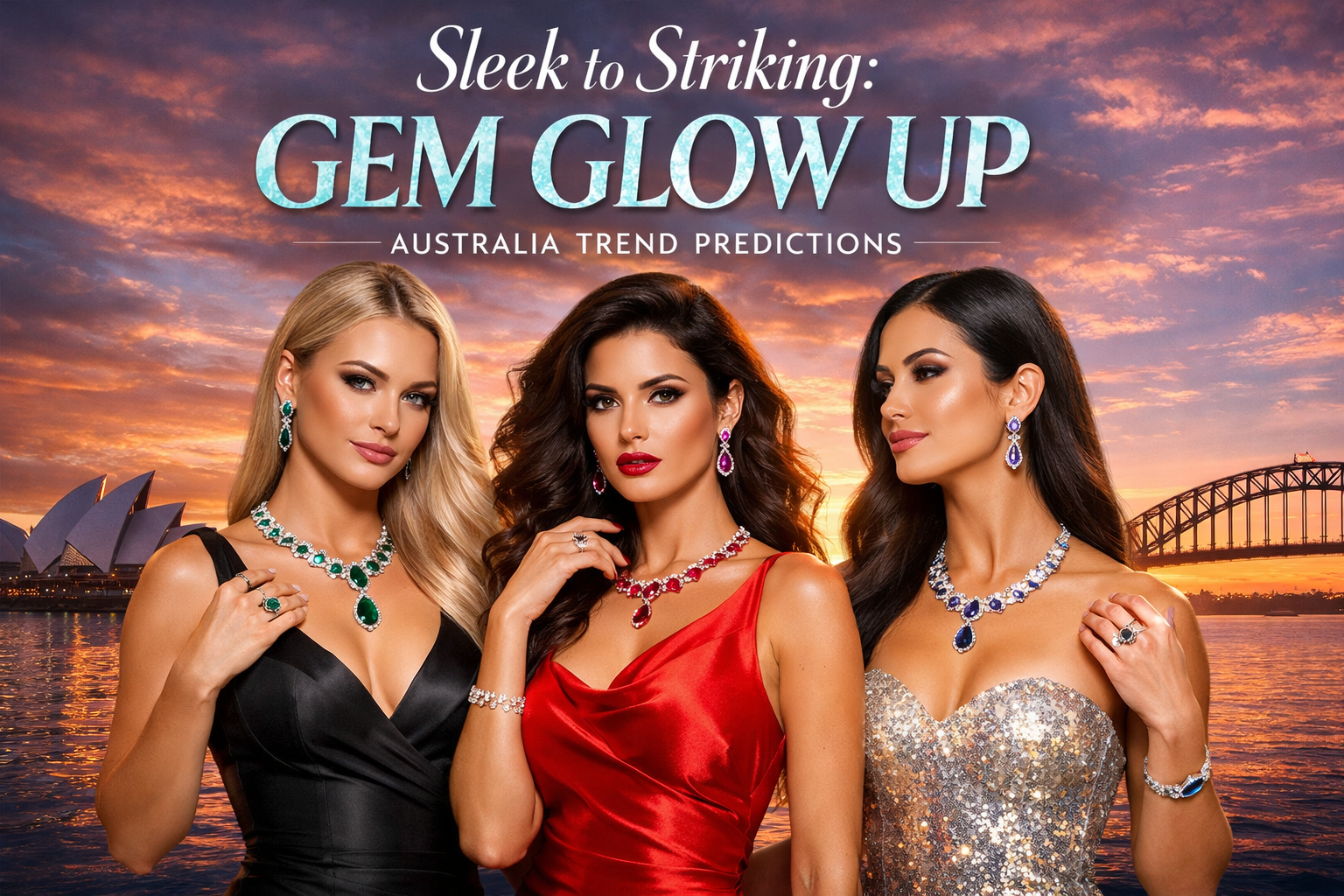 Sleek to Striking: Gem Glow Up Australia Trends