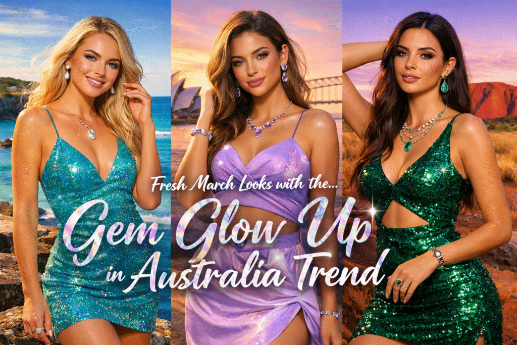 Fresh March Gem Glow Up in Australia Jewelry Trend