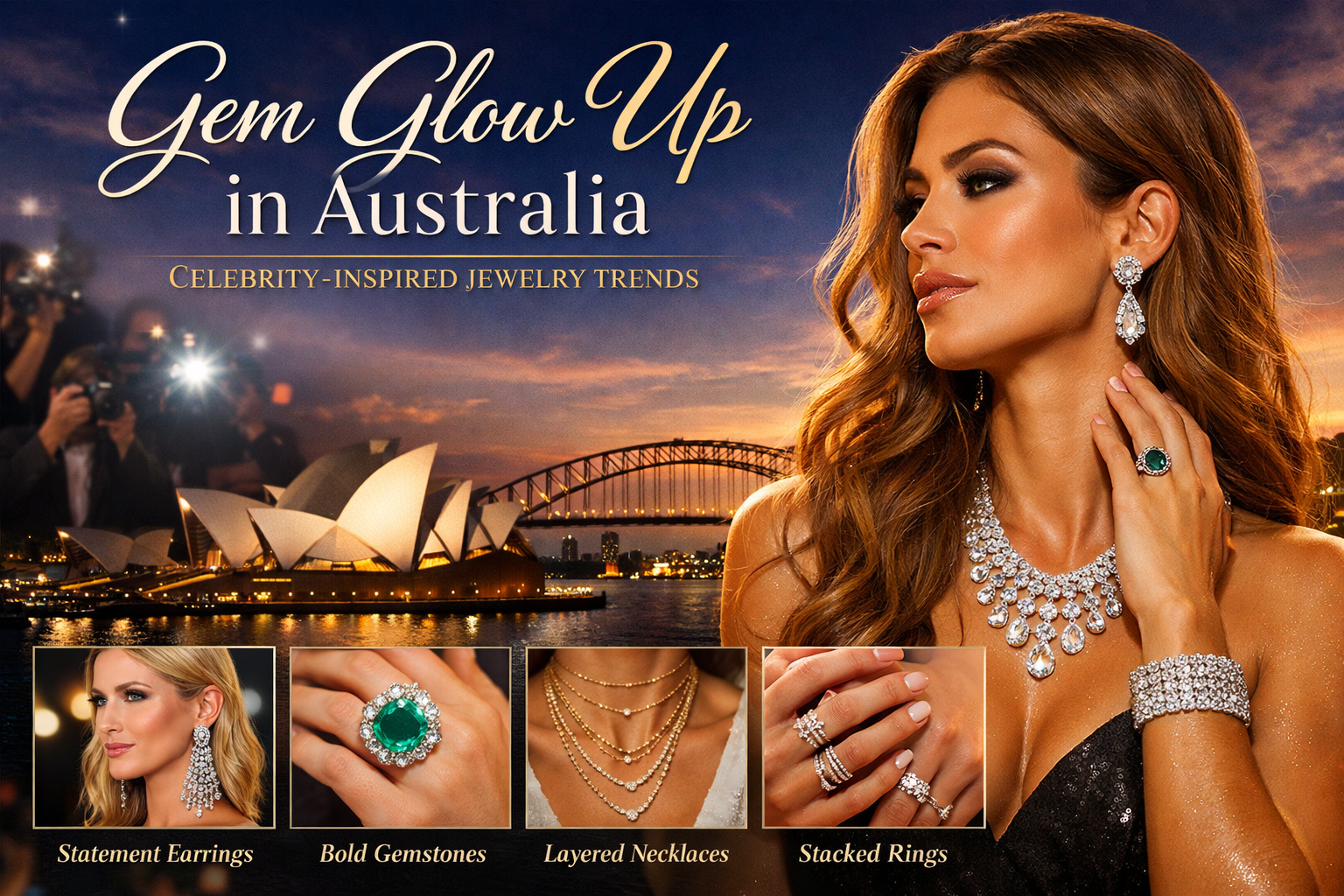 Gem Glow Up Australia: Celebrity Jewelry Trends