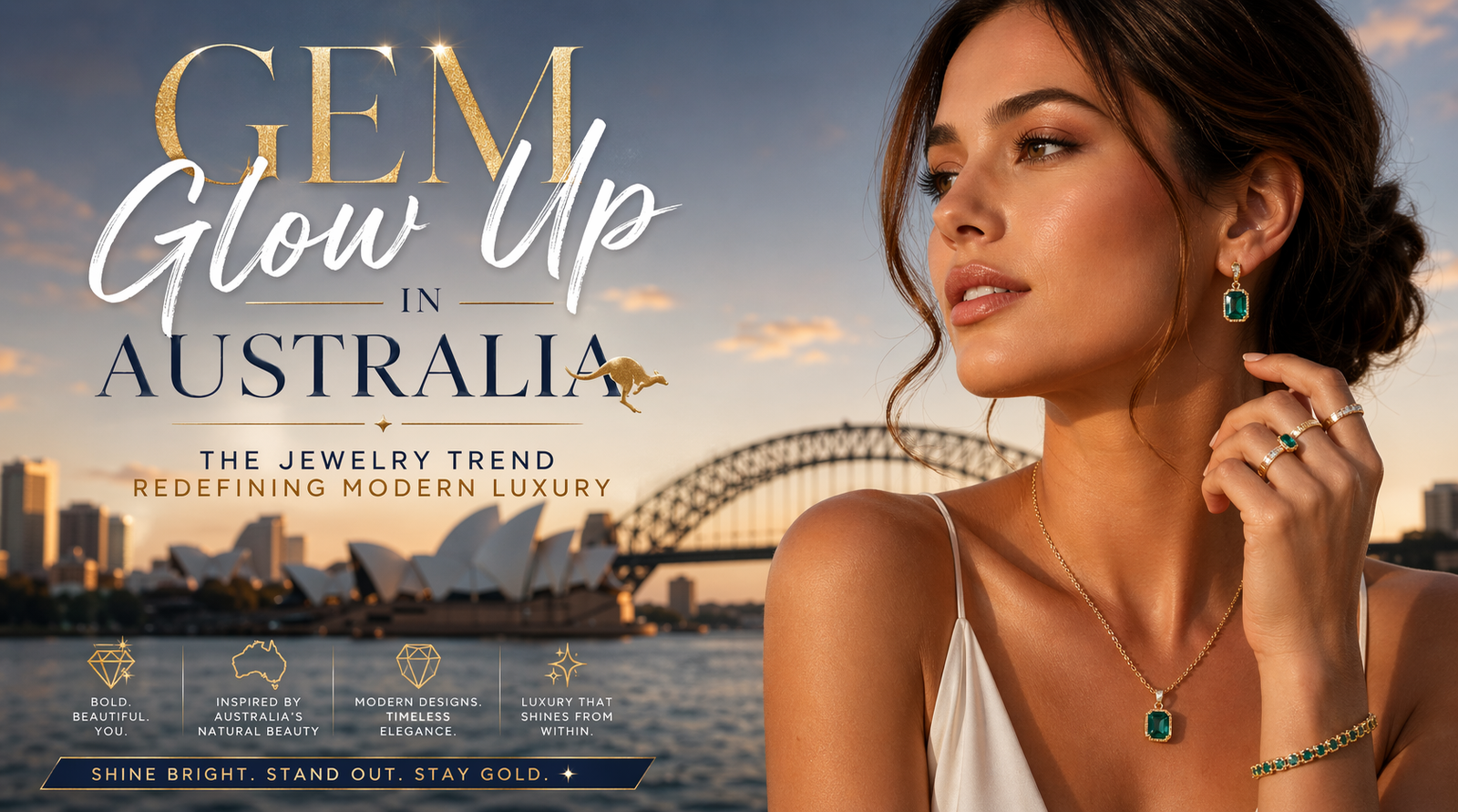 Gem Glow Up Australia: Modern Luxury Jewelry Trend