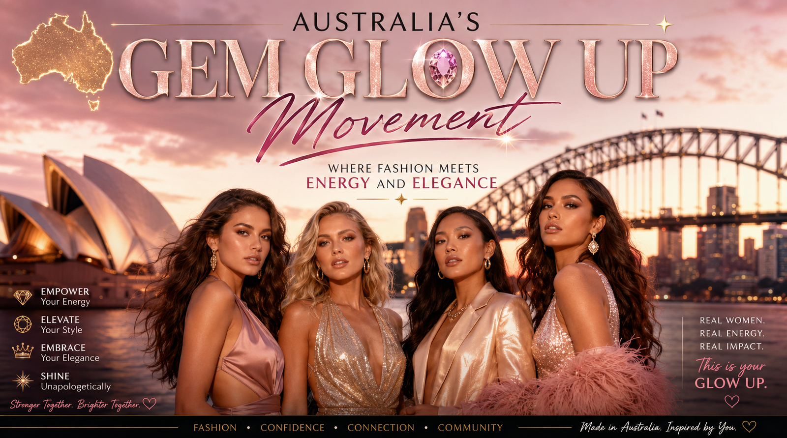 Australia Gem Glow Up: Fashion Meets Energy & Elegance