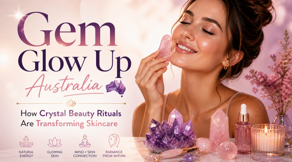 Gem Glow Up Australia: Crystal Skincare Ritual Trend