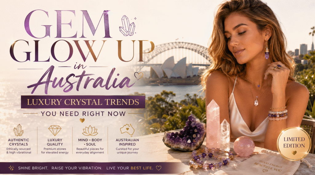 Gem Glow Up Australia: Luxury Crystal Trends Now 2026
