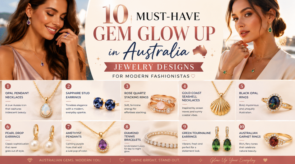 10 Must-Have Gem Glow Up Australia Jewelry Designs