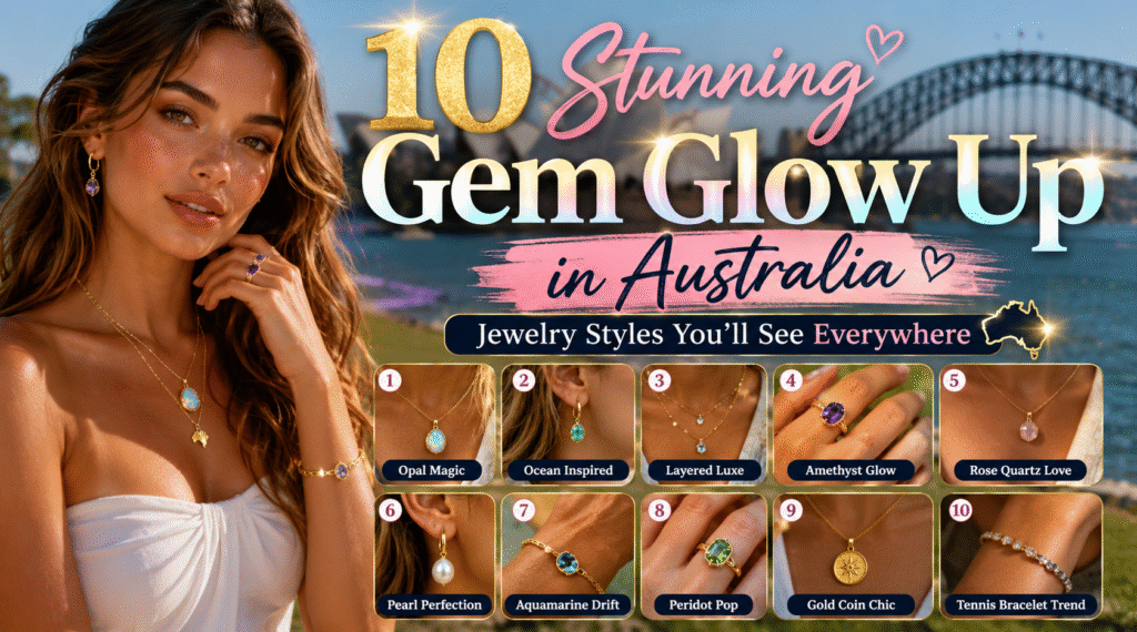 10 Stunning Gem Glow Up in Australia Jewelry Styles