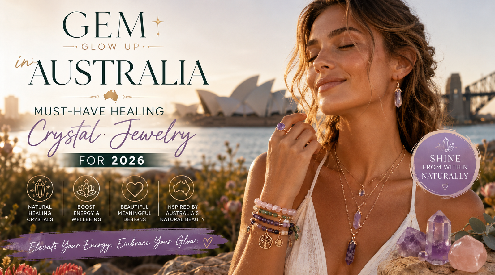 Gem Glow Up Australia Crystal Jewelry Trends 2026