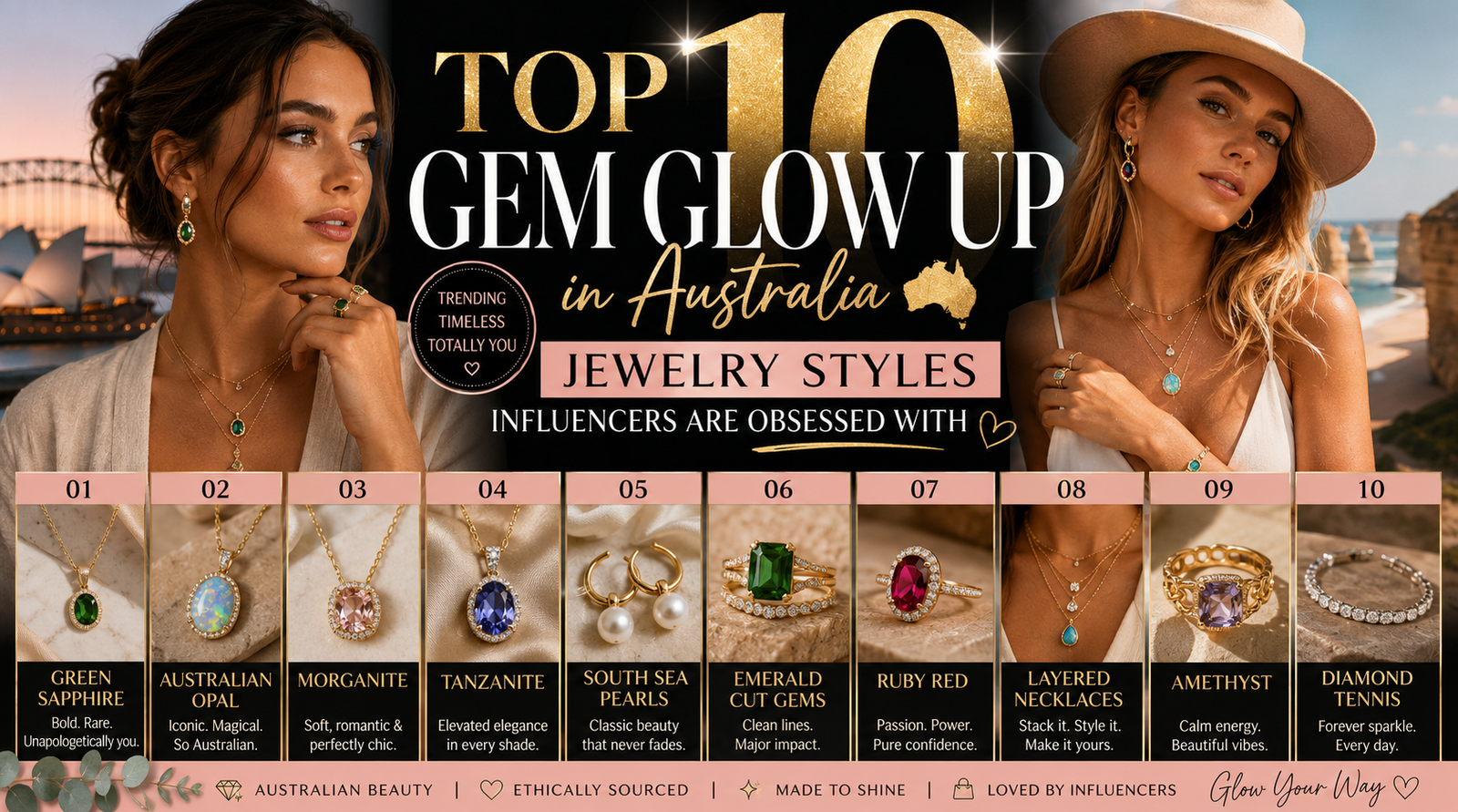 Gem Glow Up Australia: Top 10 Jewelry Styles Trend