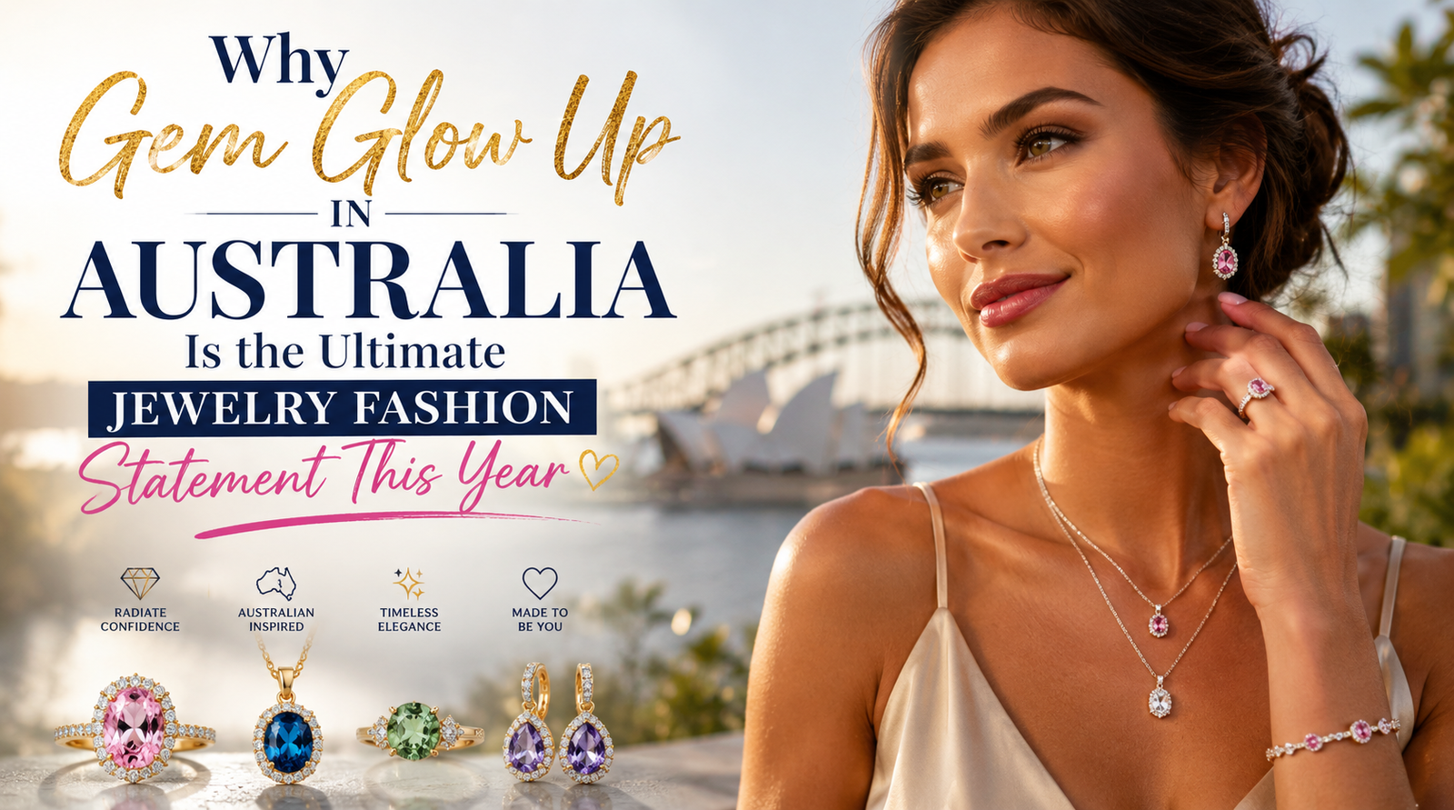 Gem Glow Up Australia Jewelry Trend Fashion Statement
