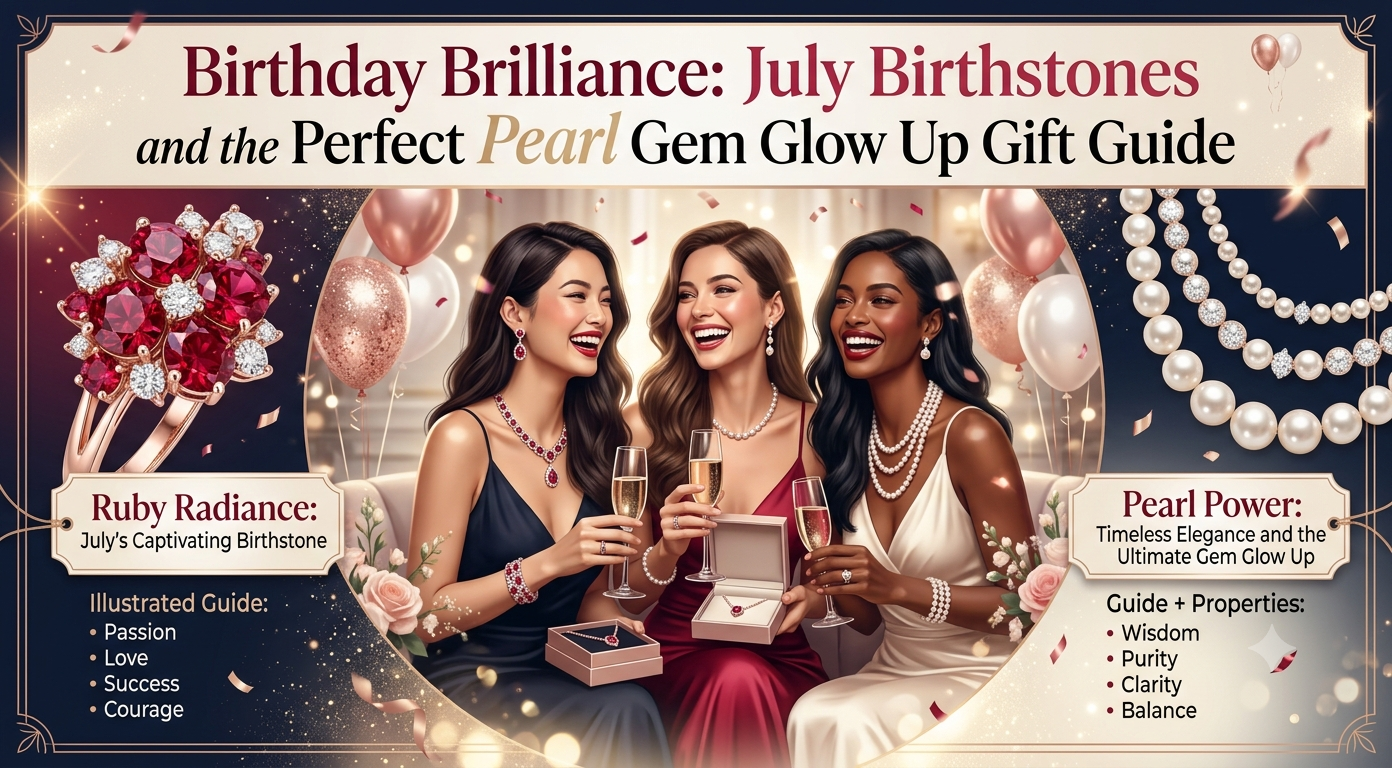 July Birthstones & Pearls: Your Australian Gem Glow Up