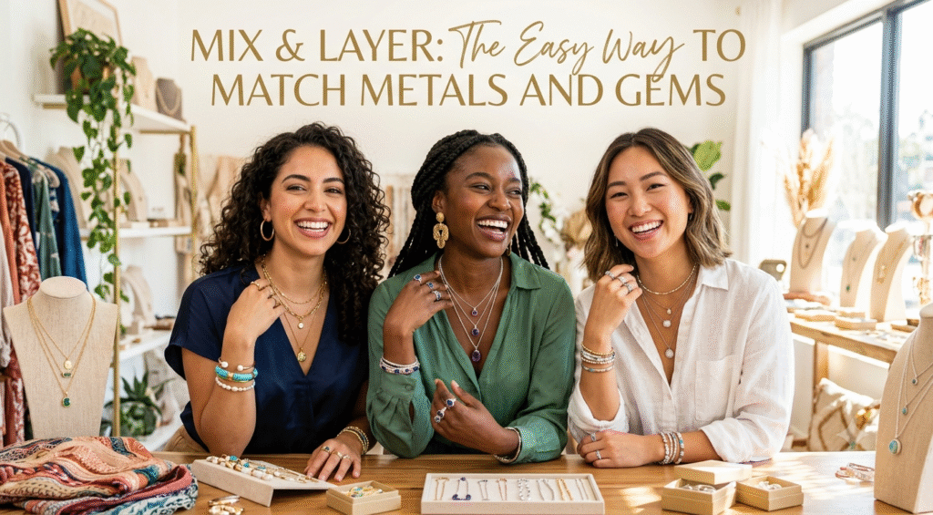 Mix & Layer Metals & Gems | Gem Glow Up Australia