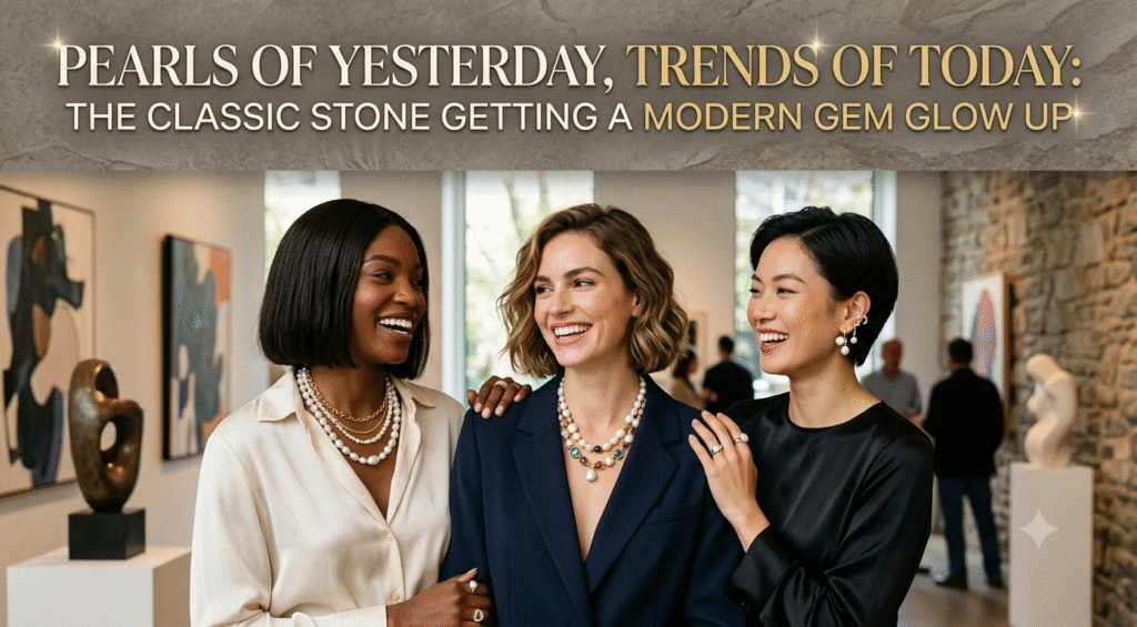 Modern Pearl Jewelry Australia | The Classic Gem Glow Up