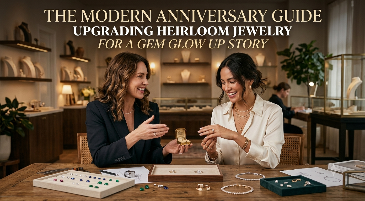 Modern Anniversary Guide: Your Heirloom Gem Glow Up