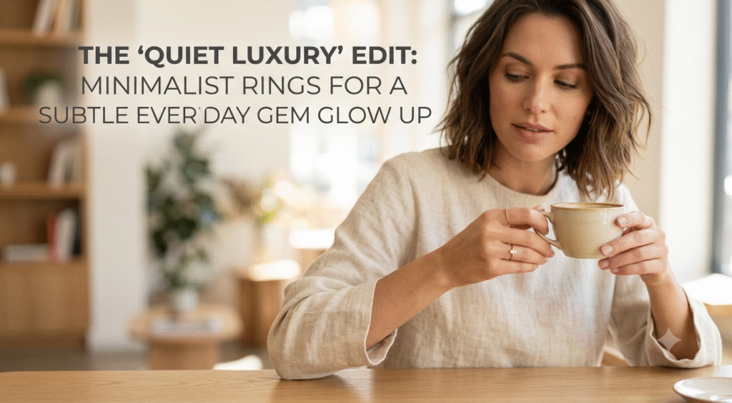 The Quiet Luxury Edit: Minimalist Rings | Gem Glow Up