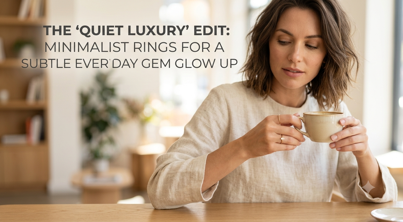 The Quiet Luxury Edit: Minimalist Rings | Gem Glow Up