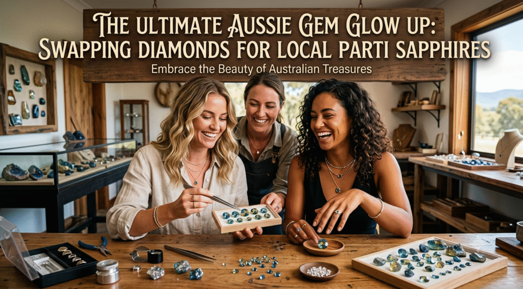 Swap Diamonds for Aussie Parti Sapphires | Gem Glow Up