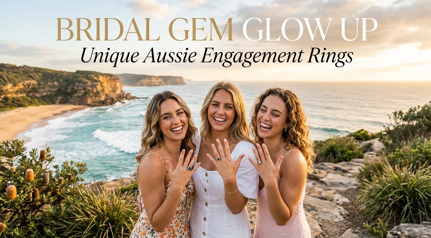 Unique Aussie Engagement Rings | Bridal Gem Glow Up