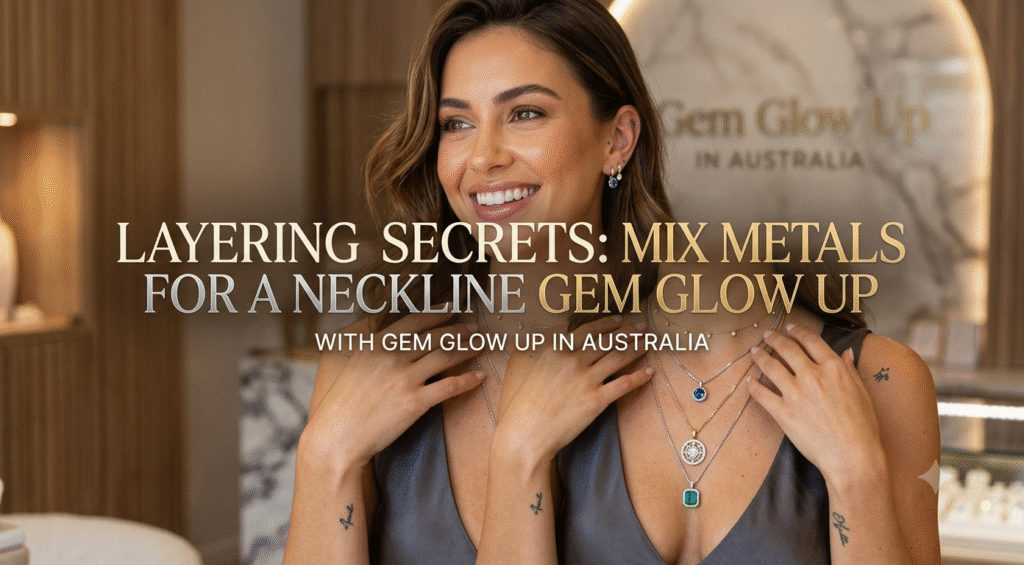 Mix Metals for a Neckline Gem Glow Up | Gem Glow Up
