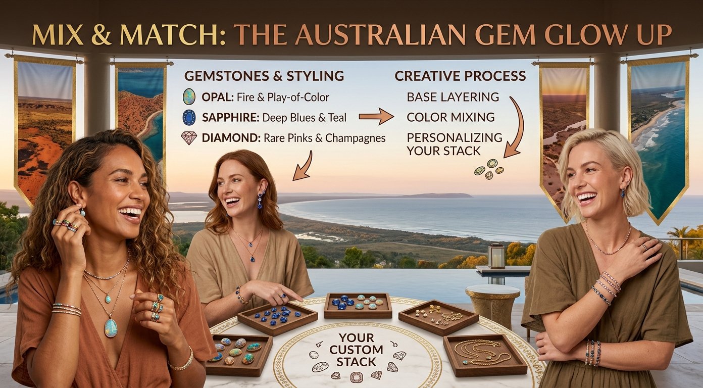 Mix & Match: The Australian Gem Glow Up Jewelry Guide