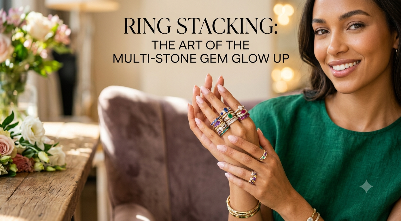 Ring Stacking Guide: Multi-Stone Gem Glow Up Australia