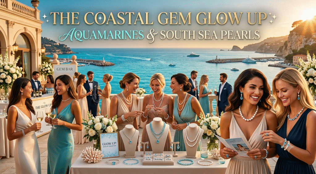 Coastal Gem Glow Up: Aquamarines & South Sea Pearls