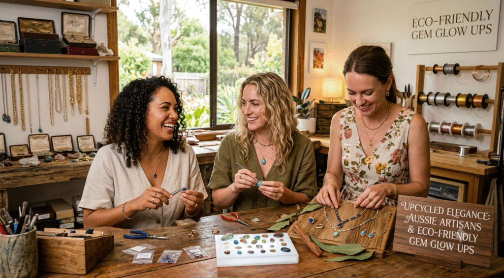 Upcycled Elegance: Eco-Friendly Gem Glow Ups in Australia