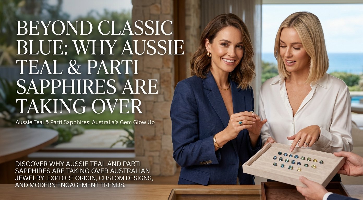Aussie Teal & Parti Sapphires: Australia’s Gem Glow Up
