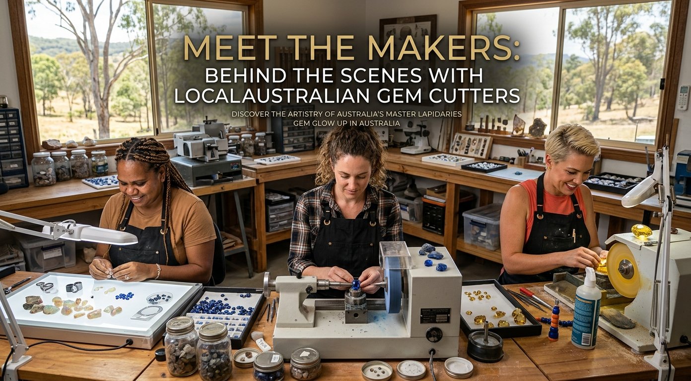 Meet Australian Gem Cutters: The Gem Glow Up Story