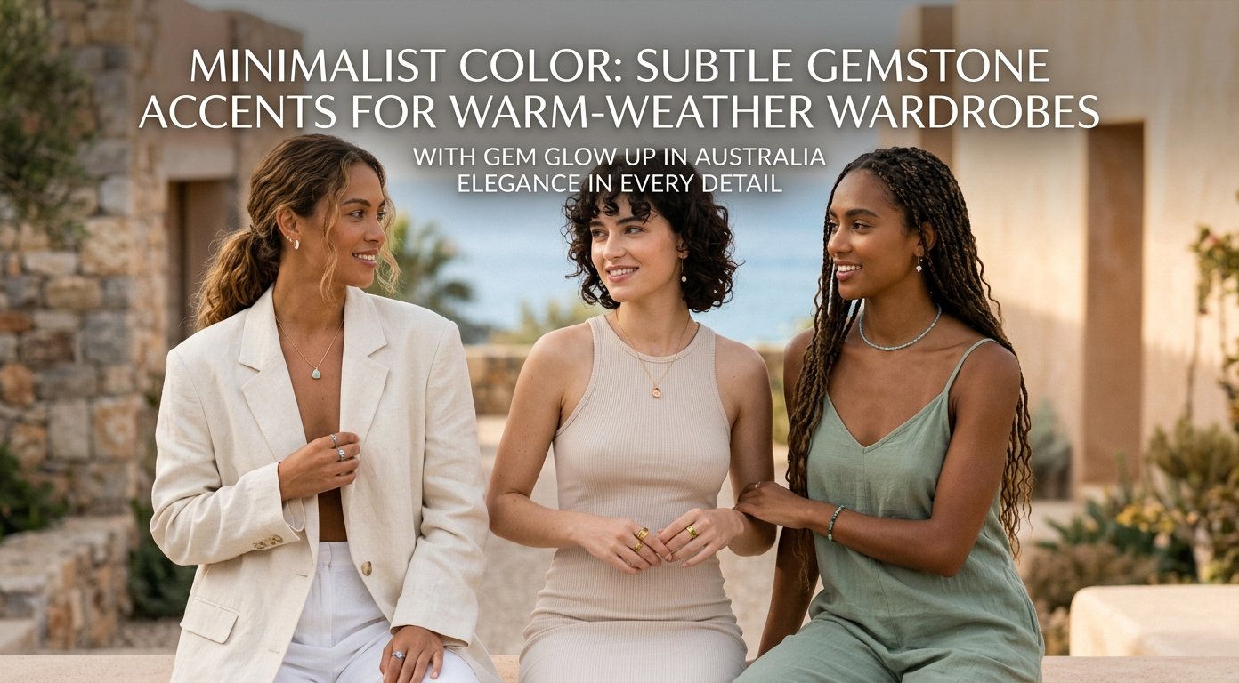 Minimalist Gemstone Jewelry | Summer Gem Glow Up Australia