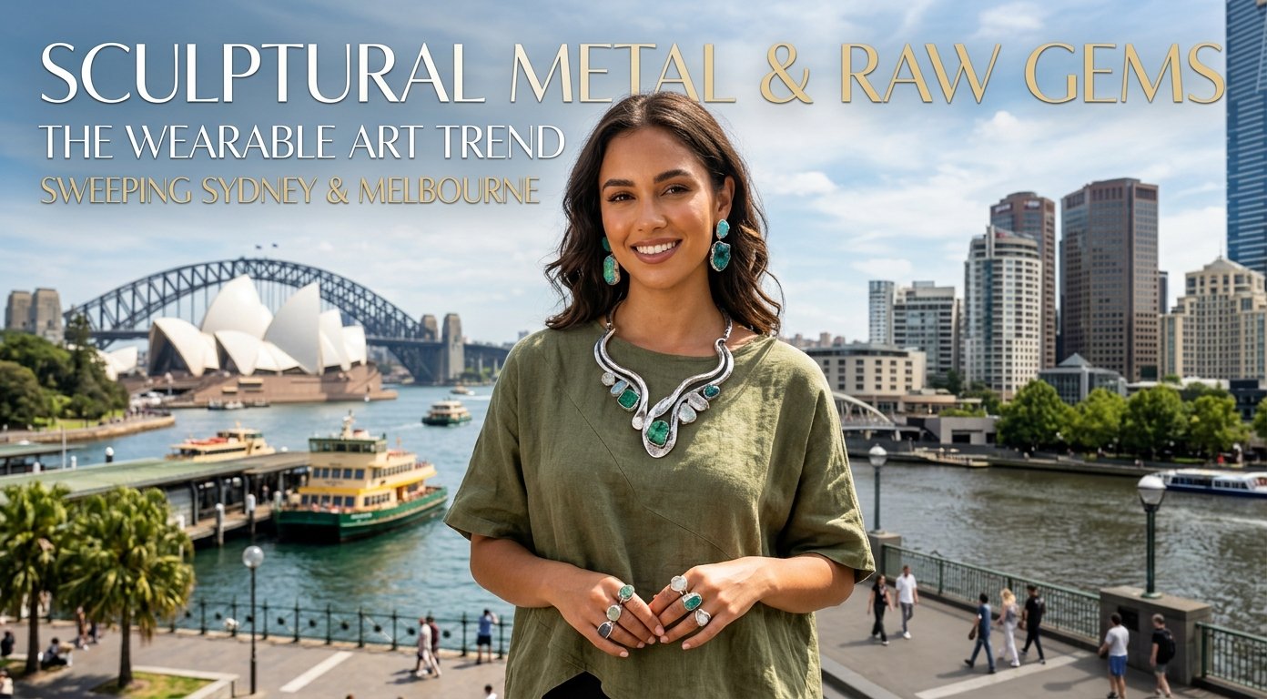 Raw Gems & Sculptural Metal: Australia’s Wearable Art
