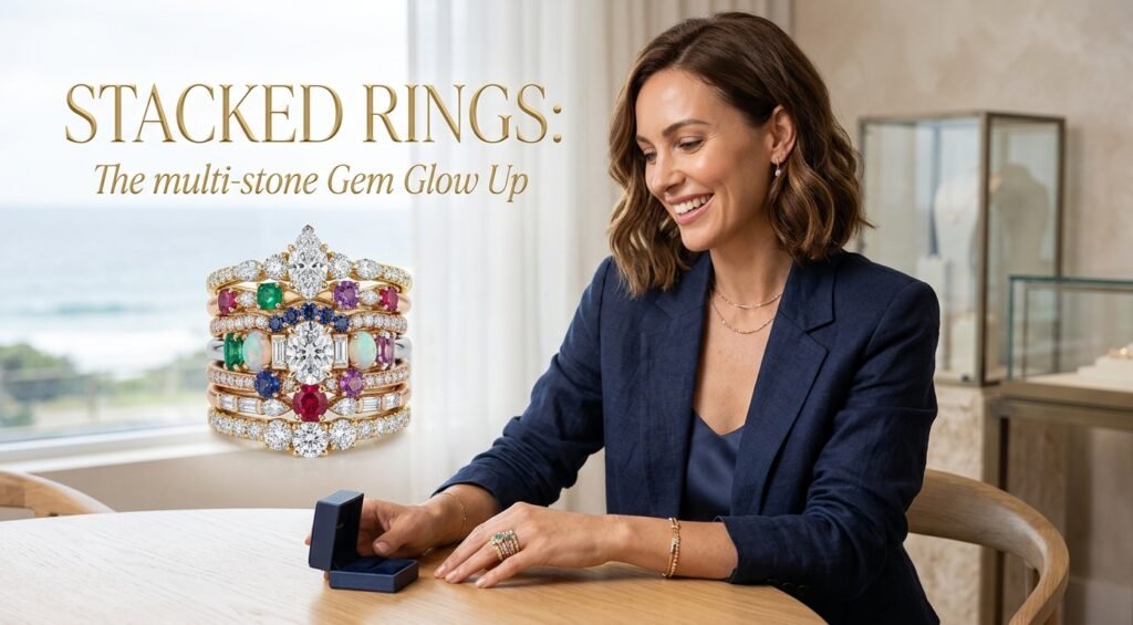 Stacked Rings: Multi-Stone Gem Glow Up | Australia